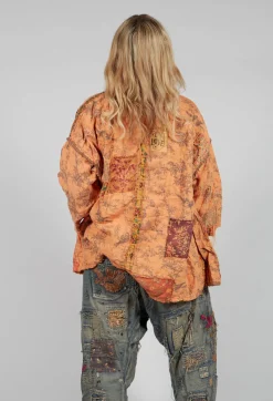 Magnolia Pearl Jackets^Julian Floral Kimono in Marmalade
