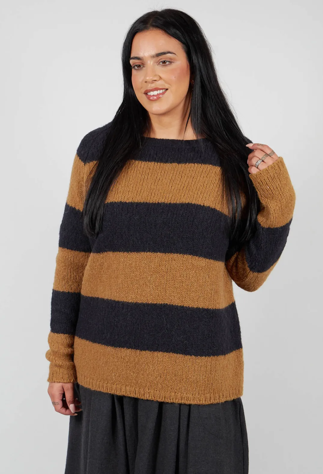 Apuntob Jumpers^Jumper in Tobacco Black