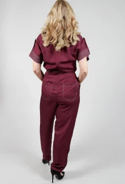 Beatrice B Jumpsuits^Jumpsuit in Burgundy