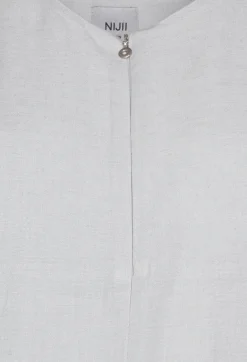 Nijii Jumpsuits^Jumpsuit with Front Zip Fastening in Light Grey