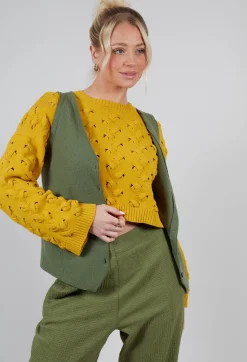 Elemente Clemente Tops^Junai Vest in Khaki