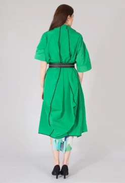 Xenia Design Coats^Kama Trench in Bright Green
