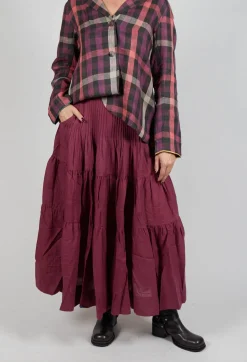 Eka Skirts^Keiko Skirt in Wine
