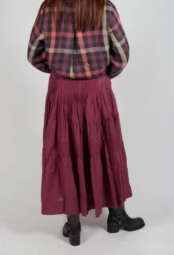 Eka Skirts^Keiko Skirt in Wine