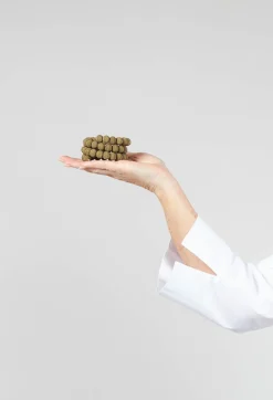 Narratives Bracelets^Khaki Springwire Woven Ball Bracelet