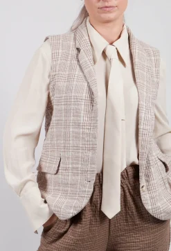 Mama B Jackets^Kimchi Gilet in Naturale