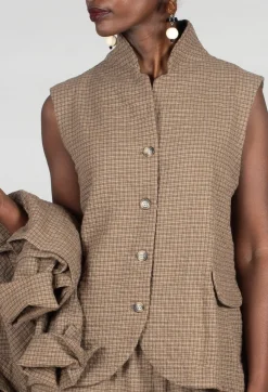 Mama B Jackets^Kimchi Gilet in Seme
