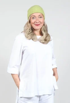 Isabel Benenato Hats^Knitted Beanie Hat in Green