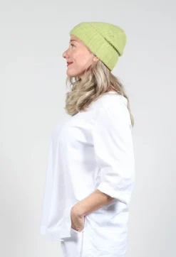 Isabel Benenato Hats^Knitted Beanie Hat in Green