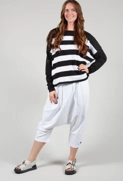 Pluslavie Knitwear^Knitted Box Jumper in Block Stripe