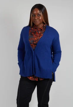 Maliparmi Cardigans^Knitted Cardigan in Cobalto Cobalt