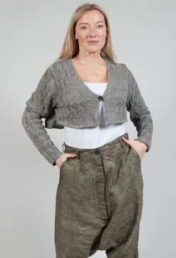 Rundholz Mainline Cardigans^Knitted Cardigan in Hay Cloud