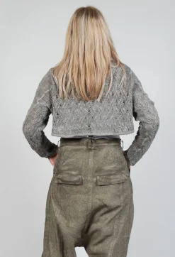 Rundholz Mainline Cardigans^Knitted Cardigan in Hay Cloud