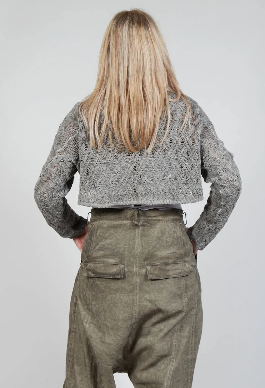 Rundholz Mainline Cardigans^Knitted Cardigan in Hay Cloud