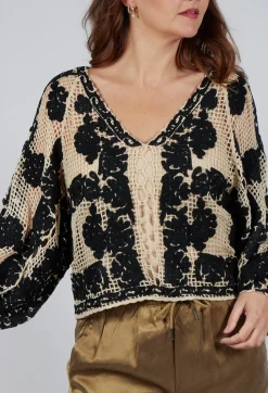 Mes Demoiselles Jumpers^Knitted Dreami Jumper in Black