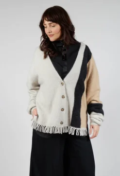 Mes Demoiselles Cardigans^Knitted Fowler Cardigan in Greige