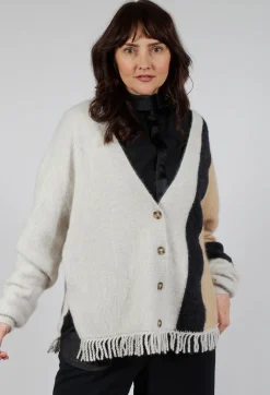 Mes Demoiselles Cardigans^Knitted Fowler Cardigan in Greige