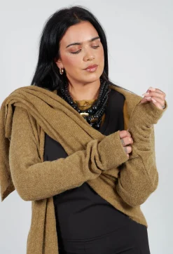 Jayko Jackets^Knitted Nayavu Jumper in Bronze