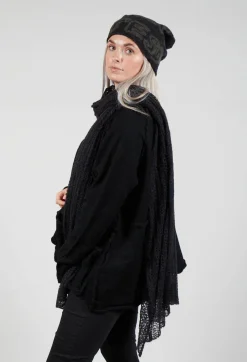 Rundholz Black Label Scarves^Knitted Scarf in Black
