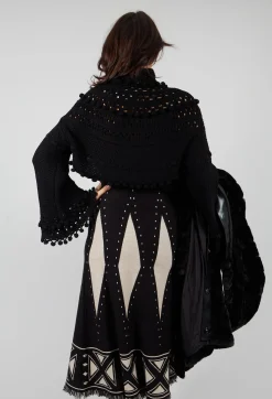Mes Demoiselles Jumpers^Knitted Snape Jumper in Black