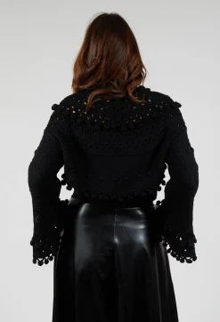 Mes Demoiselles Jumpers^Knitted Snape Jumper in Black
