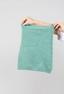 Isabel Benenato Scarves^Knitted Snood in Turquoise