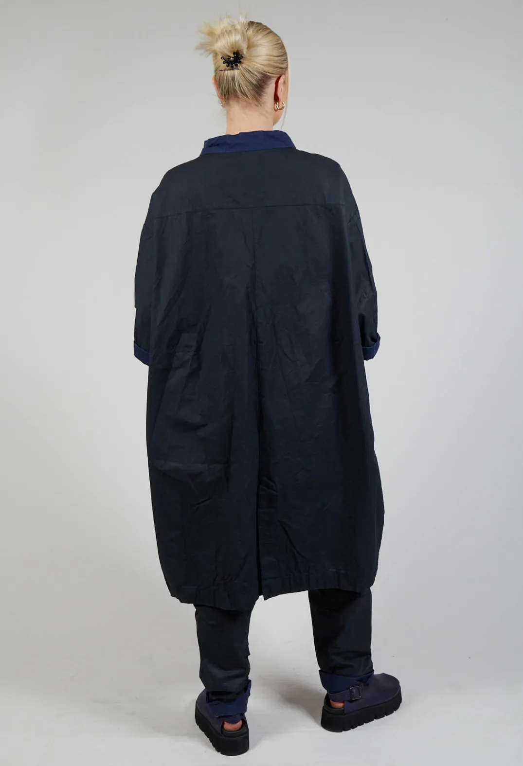 Jayko Coats^Kumasi Coat in Night and Cobalt