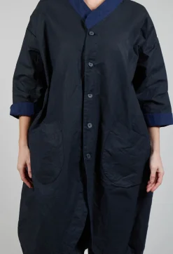 Jayko Coats^Kumasi Coat in Night and Cobalt