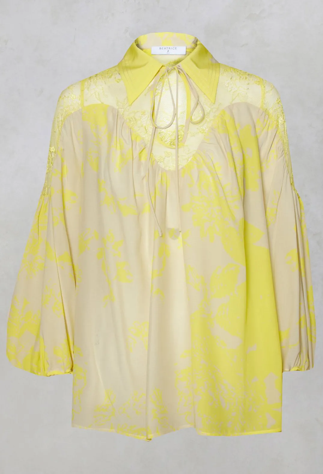 Beatrice B Shirts & Blouses^Lace Blouse in Lion Cream