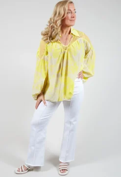 Beatrice B Shirts & Blouses^Lace Blouse in Lion Cream
