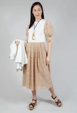 Sfizio Dresses^Lace Dress in Sabbia