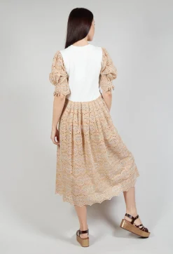 Sfizio Dresses^Lace Dress in Sabbia