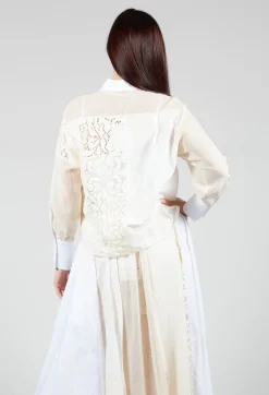 Sfizio Tops^Lace Shirt in Vanilla Ice