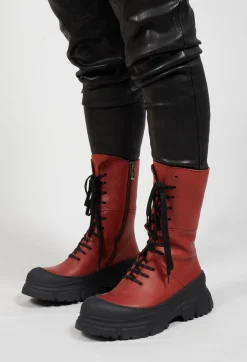Lofina Boots^Lace Up Boots In Gasoline Cuoio Inglese