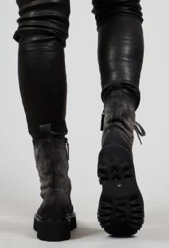 Rundholz Black Label Boots^Lace Up Boots in Rock