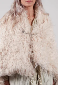 Les Ours Scarves^Lama Cape Style Scarf in Lama