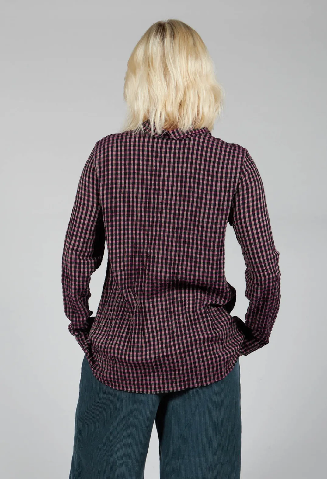 Elemente Clemente Shirts & Blouses^Lao Blouse in Violet and Black