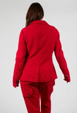 Rundholz Mainline Jackets^Large Pocket Jacket in Cardinal