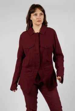 Rundholz Mainline Jackets^Large Pocket Jacket in Merlot