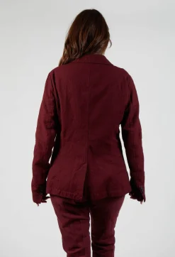 Rundholz Mainline Jackets^Large Pocket Jacket in Merlot