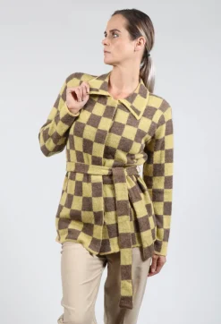 Fringe Jackets^Lauren Knitted Shirt in Yellow and Brown