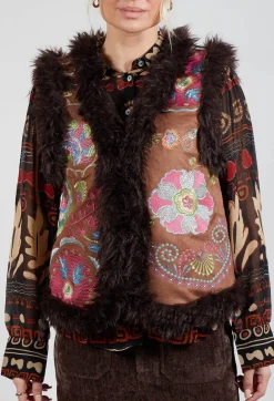 Rene Derhy Jackets^Lavina Gillet in Marron