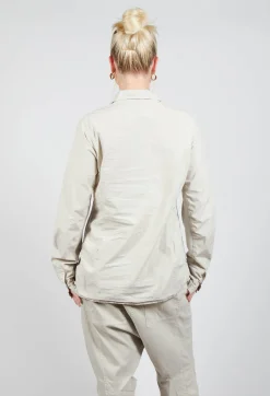 Rundholz Dip Shirts & Blouses^Layered Fabric Shirt in Eraser