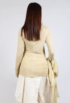 Rundholz Dip Tops^Layered Mesh Top in Wax Cloud