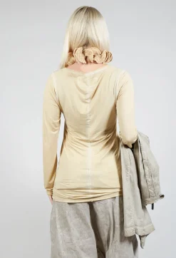 Rundholz Dip Tops^Layered Mesh Top in Wax Cloud