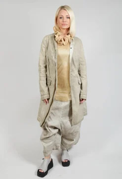 Rundholz Dip Tops^Layered Mesh Top in Wax Cloud