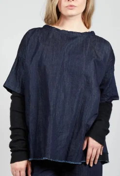 Aequamente Shirts & Blouses^Layered Shirt in Denim