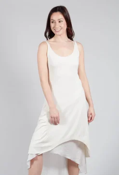 Masnada Dresses^Layered Vest Dress in Chalk
