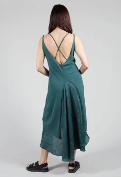 Masnada Dresses^Layered Vest Dress in Petrol