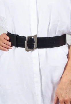 Beatrice B Belts^Leather Belt in Black
